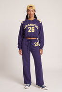 Graphic Crop Sweatshirt