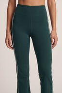 Elara Contrast Piping Flare Pants