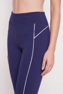 Elara Contrast Piping Flare Pants