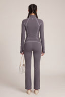 Elara Contrast Piping Jacket