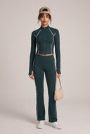 Elara Contrast Piping Jacket