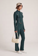 Elara Contrast Piping Jacket