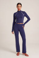 Elara Contrast Piping Jacket