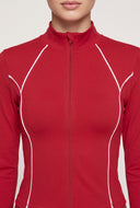 Elara Contrast Piping Jacket