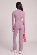 Half Zip Crop Top