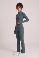 Zip Flare Pants