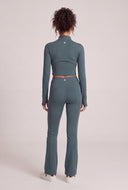 Zip Flare Pants