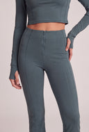 Zip Flare Pants
