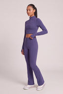 Zip Flare Pants