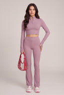 Zip Flare Pants