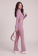 Zip Flare Pants
