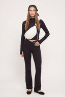 Dylan Contrast Flare Pants