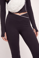 Dylan Contrast Flare Pants