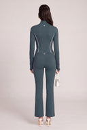 Dylan Contrast Flare Pants