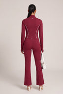 Dylan Contrast Flare Pants