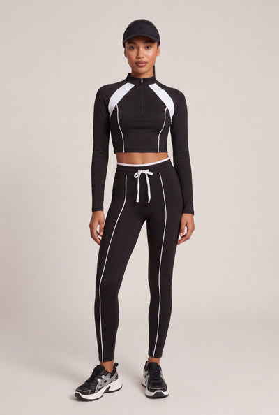 Harper Contrast Drawstring Leggings