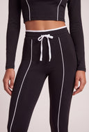 Harper Contrast Drawstring Leggings