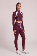 Harper Contrast Drawstring Leggings