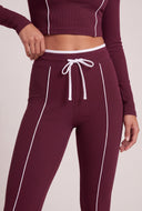 Harper Contrast Drawstring Leggings