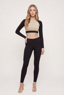 Mae Color Block Crop Top