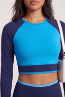 Mae Color Block Crop Top
