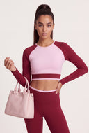 Mae Color Block Crop Top