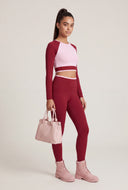 Mae Color Block Crop Top