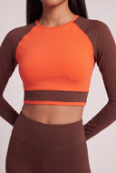 Mae Color Block Crop Top
