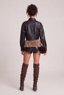 Natalia Vegan Leather Hot Pants