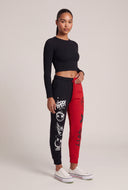 Graffiti Color Block Joggers