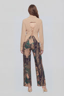 Hunter Camo High Waist Wide-Leg Pants