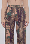 Hunter Camo High Waist Wide-Leg Pants