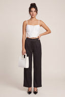 Ava Pinstripe Wide Leg Pants