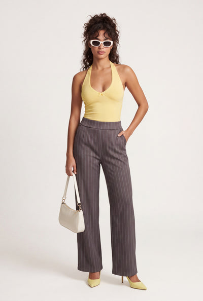 Ava Pinstripe Wide Leg Pants