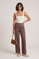 Ava Pinstripe Wide Leg Pants