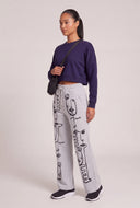 Abstract Drawstring Sweatpants