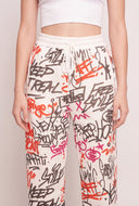 Graffiti Drawstring Sweatpants
