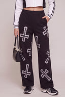 Cross Graphic Sweatpants