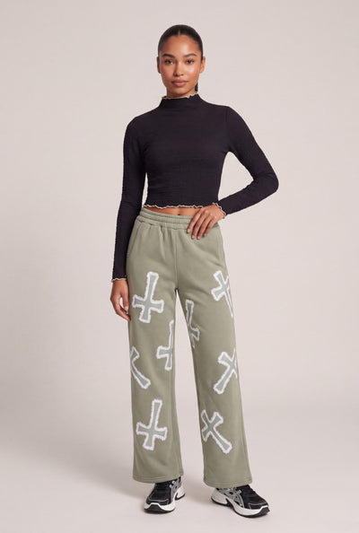 Cross Graphic Sweatpants