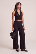Pleated Wide Leg Pants