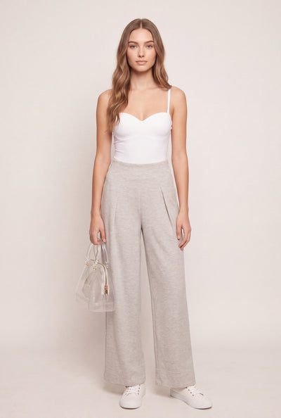 Pleated Wide Leg Pants