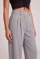 Herringbone Wide Leg Pants