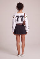 Belted Pleated Skort