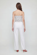 Linen Drawstring Palazzo Pants