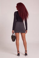 Cable Mini Skirt