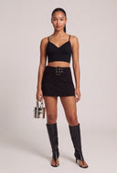 Belted Mini Skort
