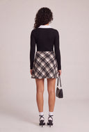 Odette Flannel Mini Skort