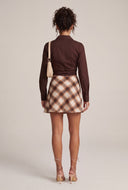 Odette Flannel Mini Skort