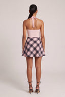 Odette Flannel Mini Skort
