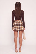 Plaid Mini Skort